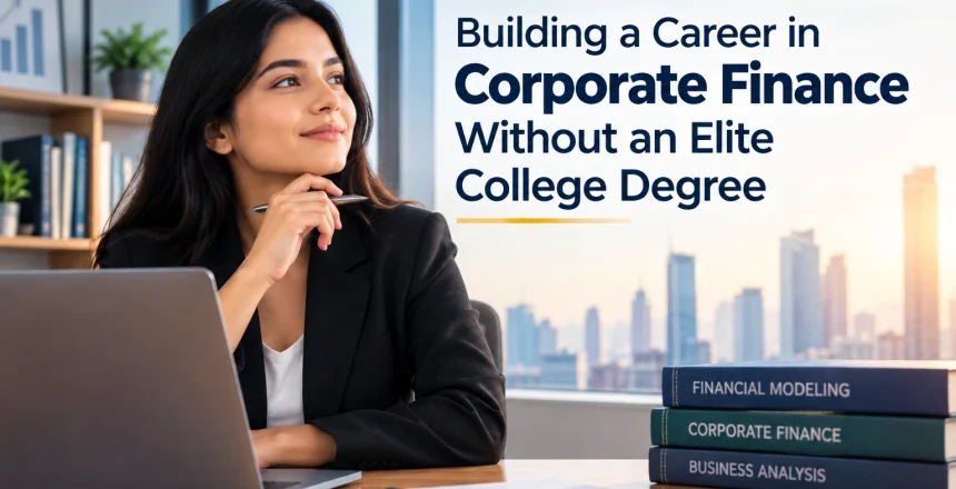 corporate finance career