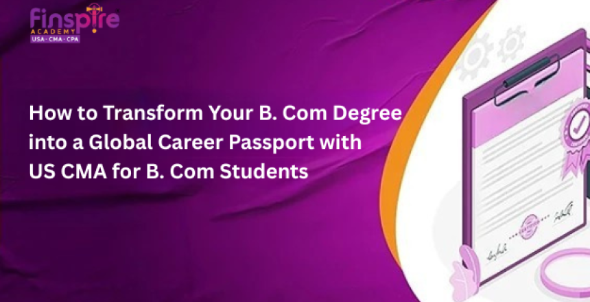 US CMA for B. Com students